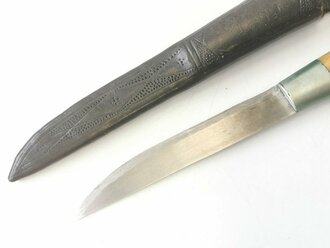 Norwegen, Messer in Lederscheide, Gesamtlänge 29cm