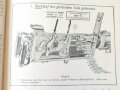 Waffentechnischer Leitfaden für die Ordnungspolizei datiert 1941. Komplett, Bindung gelöst, Einband abgegriffen