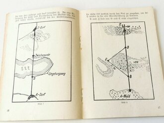 "Der Marschkompaß und sein Gebrauch" Kleinformat, 30 Seiten, guter Zustand