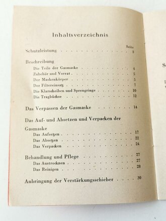 "Die Gasmaske 30" Kleinformat, 30 Seiten, guter Zustand