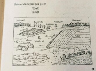 "Geländebeschreibung und Geländebeurteilung" Kleinformat, 30 Seiten, guter Zustand