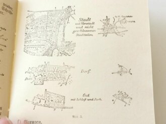 "Karten- und Geländekunde" Kleinformat, 34 Seiten, guter Zustand