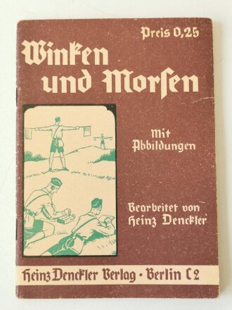 "Winken und Morsen" Kleinformat, 20 Seiten,...