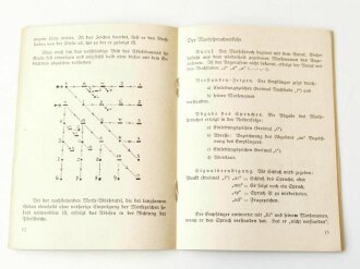"Winken und Morsen" Kleinformat, 20 Seiten, guter Zustand