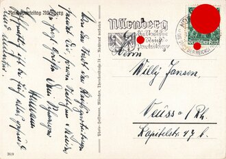 III. Reich - farbige Propaganda-Postkarte  "...