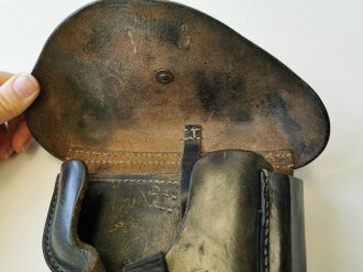 Polizei III.Reich, Koffertasche für die Pistole 38 datiert 1943. Getragenes Stück