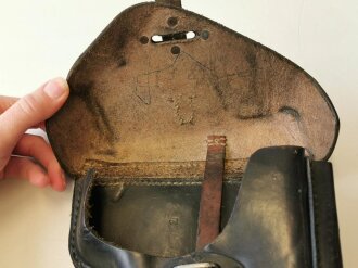 Wehrmacht, Koffertasche für die Pistole 38 datiert 1943, Leicht getragenes Stück