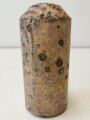 Stockmine Wehrmacht, Originallack, leer, Höhe ca 15cm und Durchmesser unten 7cm