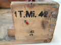 Transportkasten für Tellermine 42 der Wehrmacht, grob gereinigtes Stück