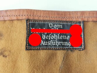Allgemeine SS , Nierengurt für Angehörige der Kradstaffeln. Getragenes Stück
