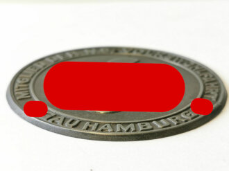 N.S. Volkswohlfahrt Gau Hamburg, Türplakette 74mm