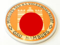 N.S. Volkswohlfahrt Gau Hamburg, Türplakette 75mm