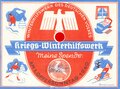 Winterhilfswerk Gau Hamburg , Spendenquittung über 2,- Reichsmark am 1. Opfersonntag 1940