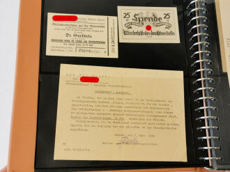 Winterhilfswerk Gau Hamburg , Konvolut Belege zum Thema...