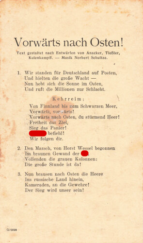 Winterhilfswerk Gau Salzburg, Spendenbeleg zum...