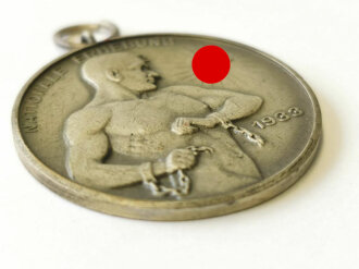 "Gauschiessen 1933" Tragbare, silberne Erinnerungsmedaille in 35mm anlässlich des Tag der nationalen Erhebung 1933