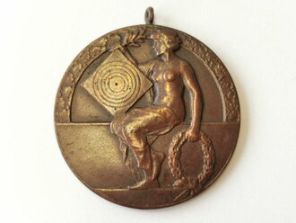 "WHW Opfer 1935 1936" Tragbare, bronzene Erinnerungsmedaille in 35mm