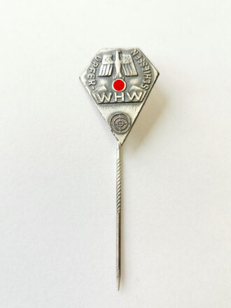 WHW , silberne Anstecknadel aus Leichtmetall...