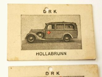 Deutsches Rotes Kreuz, 3 Pappabzeichen DRK Hollabrunn