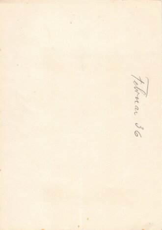 Winterhilfswerk Gau Hamburg, Spendenurkunde  20 Pfennig,...