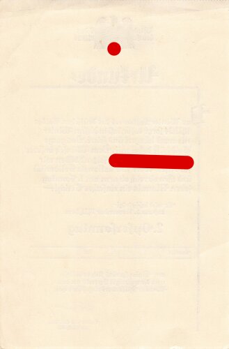 Winterhilfswerk 1933/34, Urkunde "wird bescheinigt...