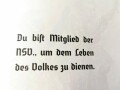 "Ein Jahr NSV Arbeit im Gau Wien 1938-1939" DIN A4 Heft mit 34 Seiten