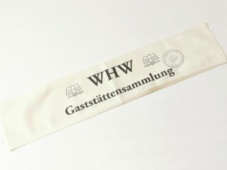 Winterhilfswerk Gau Bayr. Ostmark, Armbinde "WHW Gaststättensammlung"