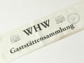 Winterhilfswerk Gau Bayr. Ostmark, Armbinde "WHW Gaststättensammlung"