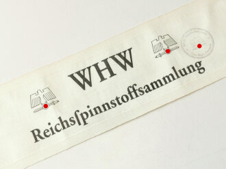 Winterhilfswerk Gau Bayr. Ostmark, Armbinde "WHW Reichsspinnstoffsammlung"