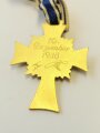 Ehrenkreuz der deutschen Mutter in gold , im Etui von A.Rettenmaier Schwäb. Gmünd