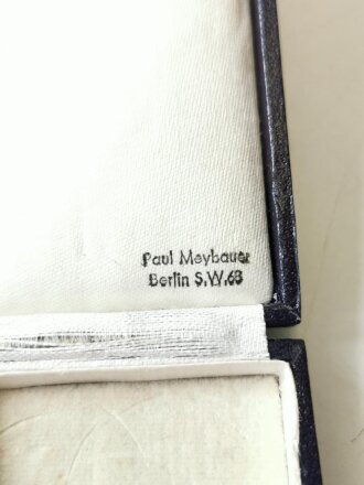 Etui zum Ehrenkreuz der deutschen Mutter in gold , Paul Meybauer Berlin