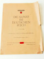 "Die Kunst im Deutschen Reich" Ausgabe A, August/September 1944, im seltenen Versandumschlag