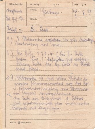 Deutsches Kreuz in gold, Nachlass des Leutnant Lind, Adj. Jg. Btl.7.. Das DK von Zimmermann, getragen, die Emaille unbeschädigt