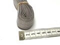 Bündel Litze aus altem Schneiderbestand, vermutlich Nachkriegsproduktion. Silbermetallfaden gewebt, Breite 19mm