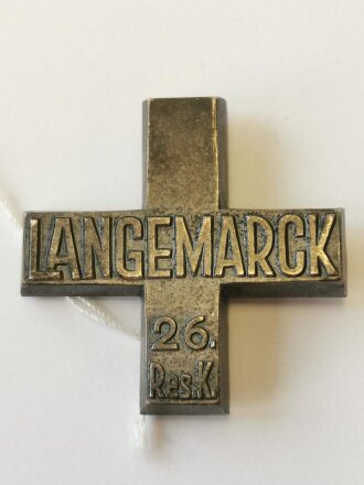 Langemarck Kreuz, ehem. 26.Res. Korps , sehr guter Zustand