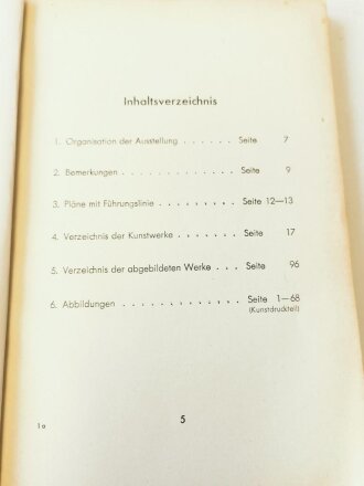 "Grosse Deutsche Kunstausstellung 1941" im Haus der Deutschen Kunst zu München, Juli bis auf weiteres, Offizieller Ausstellungskatalog, A5, ca.150 Seiten