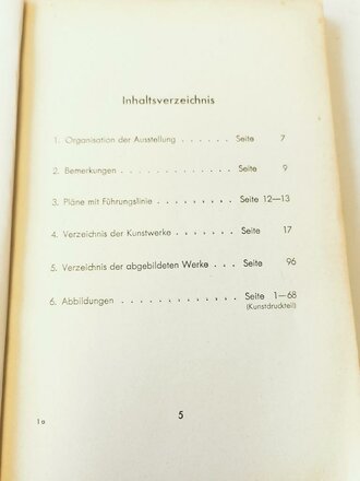 "Grosse Deutsche Kunstausstellung 1941" im Haus der Deutschen Kunst zu München, Juli bis auf weiteres, Offizieller Ausstellungskatalog, A5, ca.150 Seiten