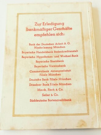 "Grosse Deutsche Kunstausstellung 1940" im Haus der Deutschen Kunst zu München, Juli bis Oktober 1940, Offizieller Ausstellungskatalog, A5, ca. 250 Seiten