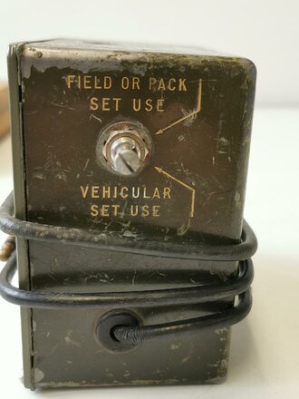 U.S. 1952 dated Signal corps Loudspeaker LS-166/U, Original paint, function not checked