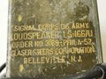 U.S. 1952 dated Signal corps Loudspeaker LS-166/U, Original paint, function not checked