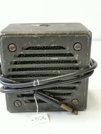 U.S. 1952 dated Signal corps Loudspeaker LS-166/U, overpainted, function not checked