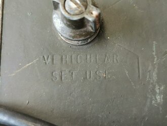 U.S. 1952 dated Signal corps Loudspeaker LS-166/U, overpainted, function not checked