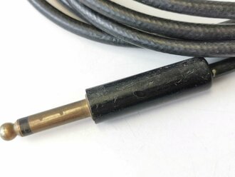 U.S. most likely WWII cable with 2 PL-55 plugs, function not checked