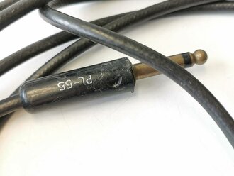 U.S. most likely WWII cable with 2 PL-55 plugs, function not checked