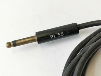 U.S. most likely WWII cable with 2 PL-55 plugs, function not checked