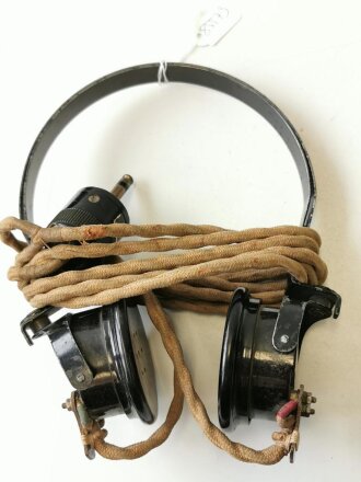 British 1940 dated head set , function not checked