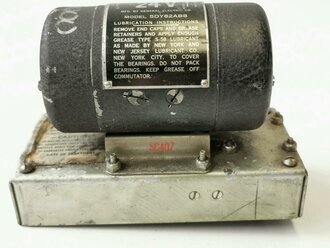 U.S. 1942 dated Signal Corps Dynamotor DM-36-D, Function...