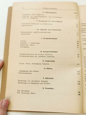 "Fernmelde und Funktechnik" 152 Seiten, datiert 1944, sie erhalten 1 Stück