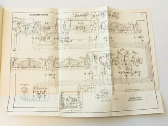 REPRODUKTION, Kurzwellenempfänger a (Kw. E.a) Berlin 1942, 38 Seiten, DIN A5