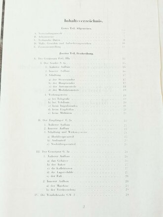 Fotokopie, Fl-Bordfunkgerätes Muster FuG.IIIa, 63 Seiten, DIN A4